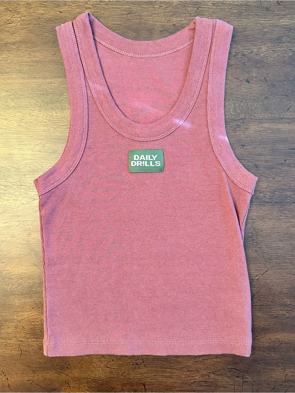 DAILY DRILLS - Logo Ribbed Tank - XS/S